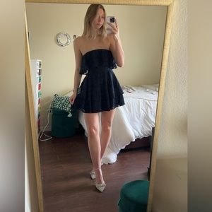 Lulus Navy Blue Mini Dress NWT